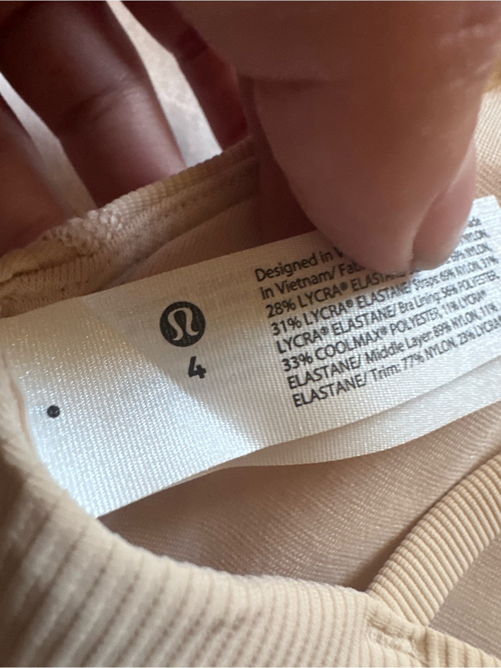 Lululemon Energy Longline Ribbed - Picture 4 of 6